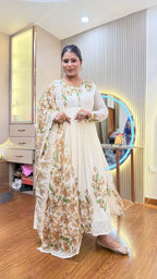 D536 ANARKALI PANT SUIT OUTFIT  GOWN