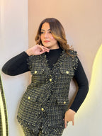 HAFIZA  WOOLEN CORD SET