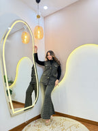 HAFIZA  WOOLEN CORD SET