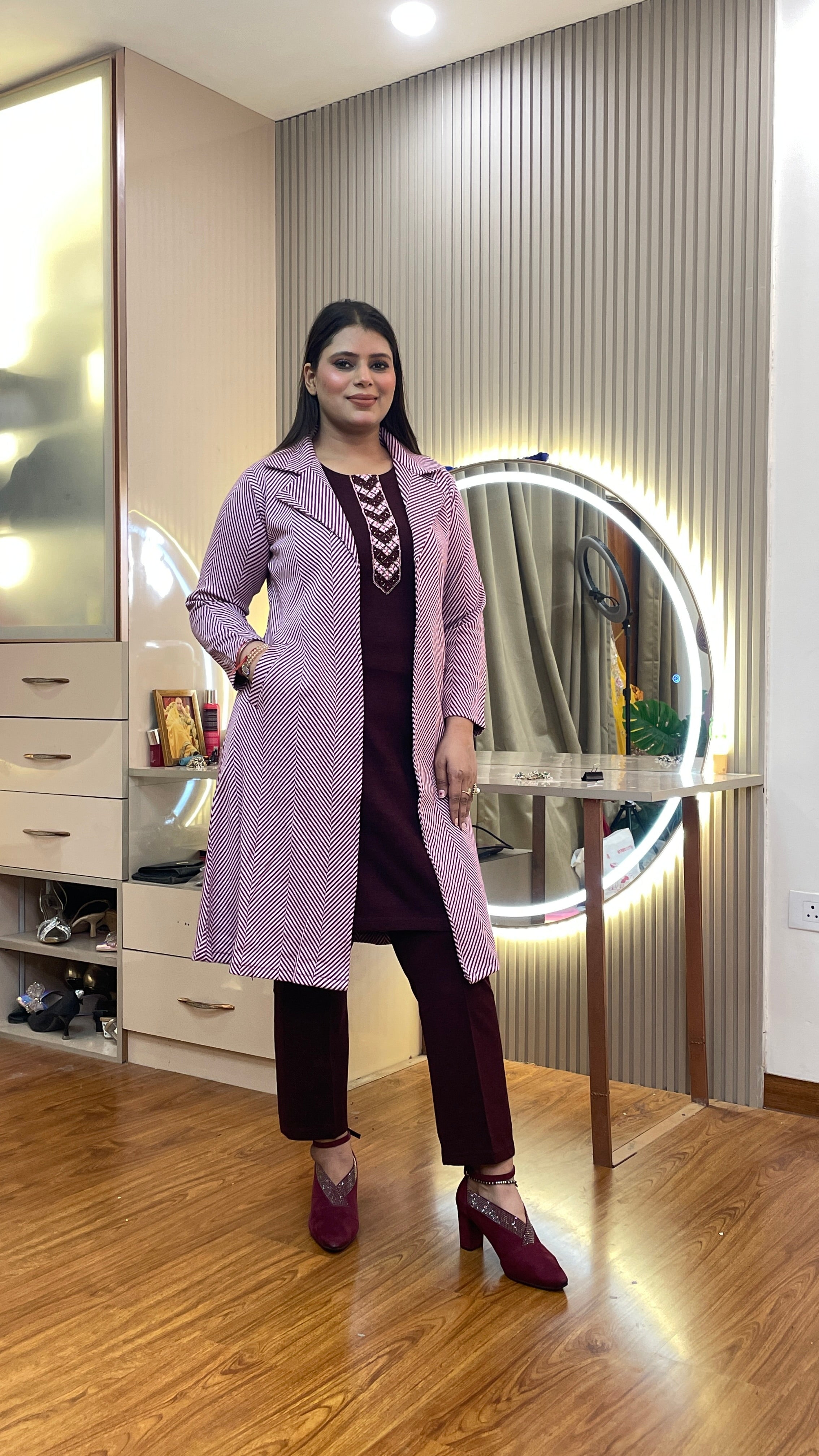 SULTANA  Woolen Shrug set