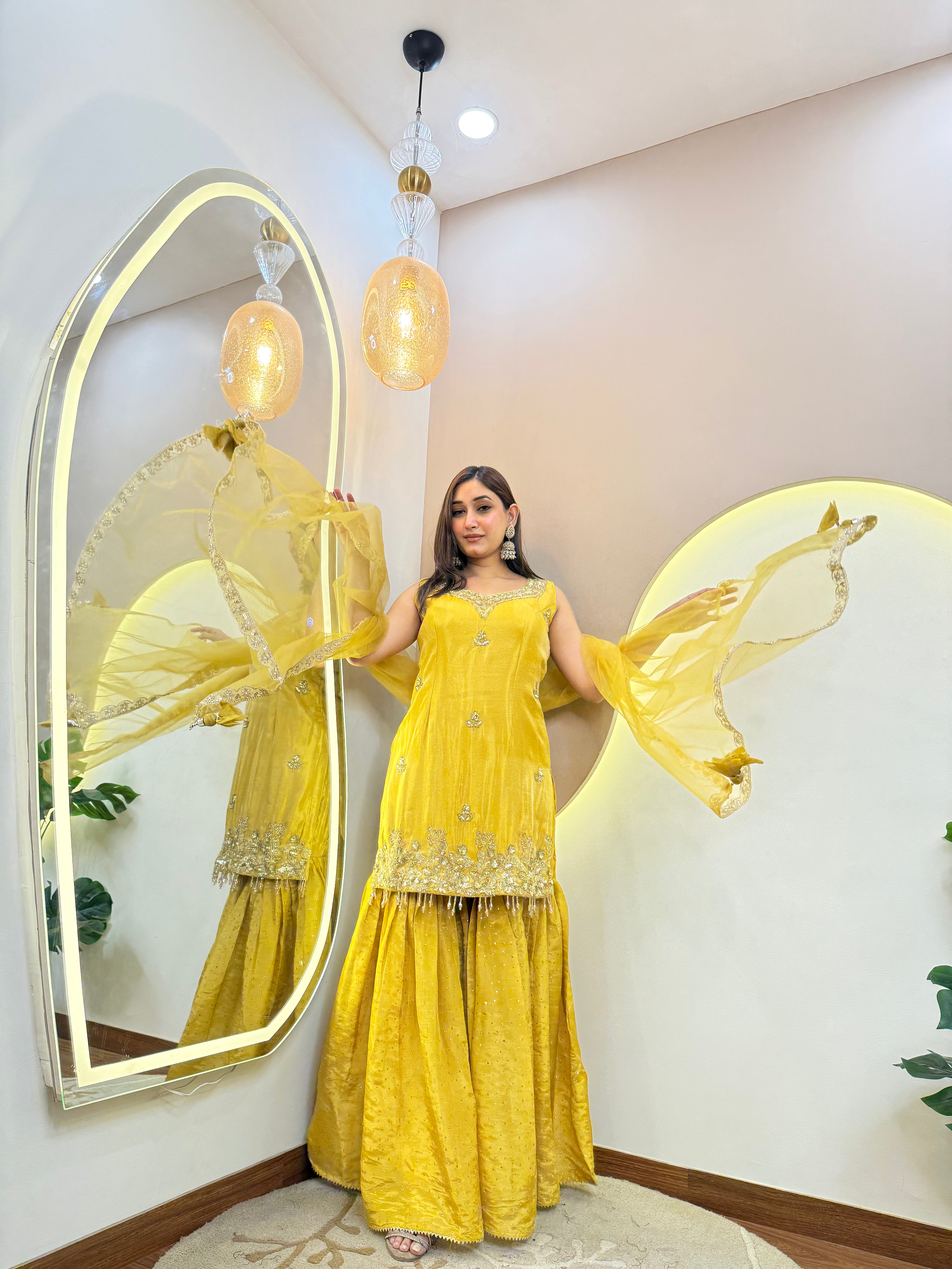 "HEERA" SHARARA SUIT