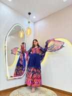 D517  ANARKALI PANT SUIT OUTFIT  GOWN
