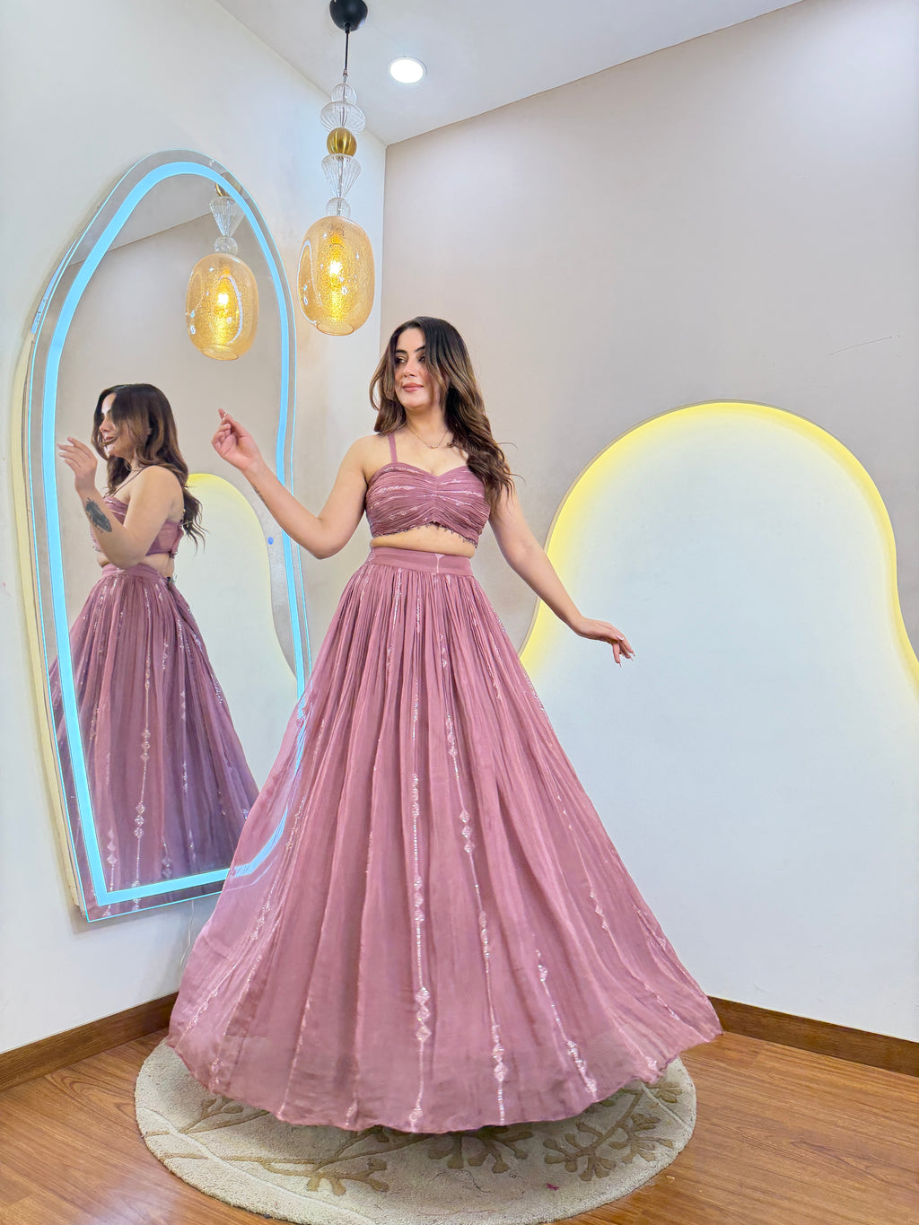 INDOWESTERN 3-PIECE DRESS