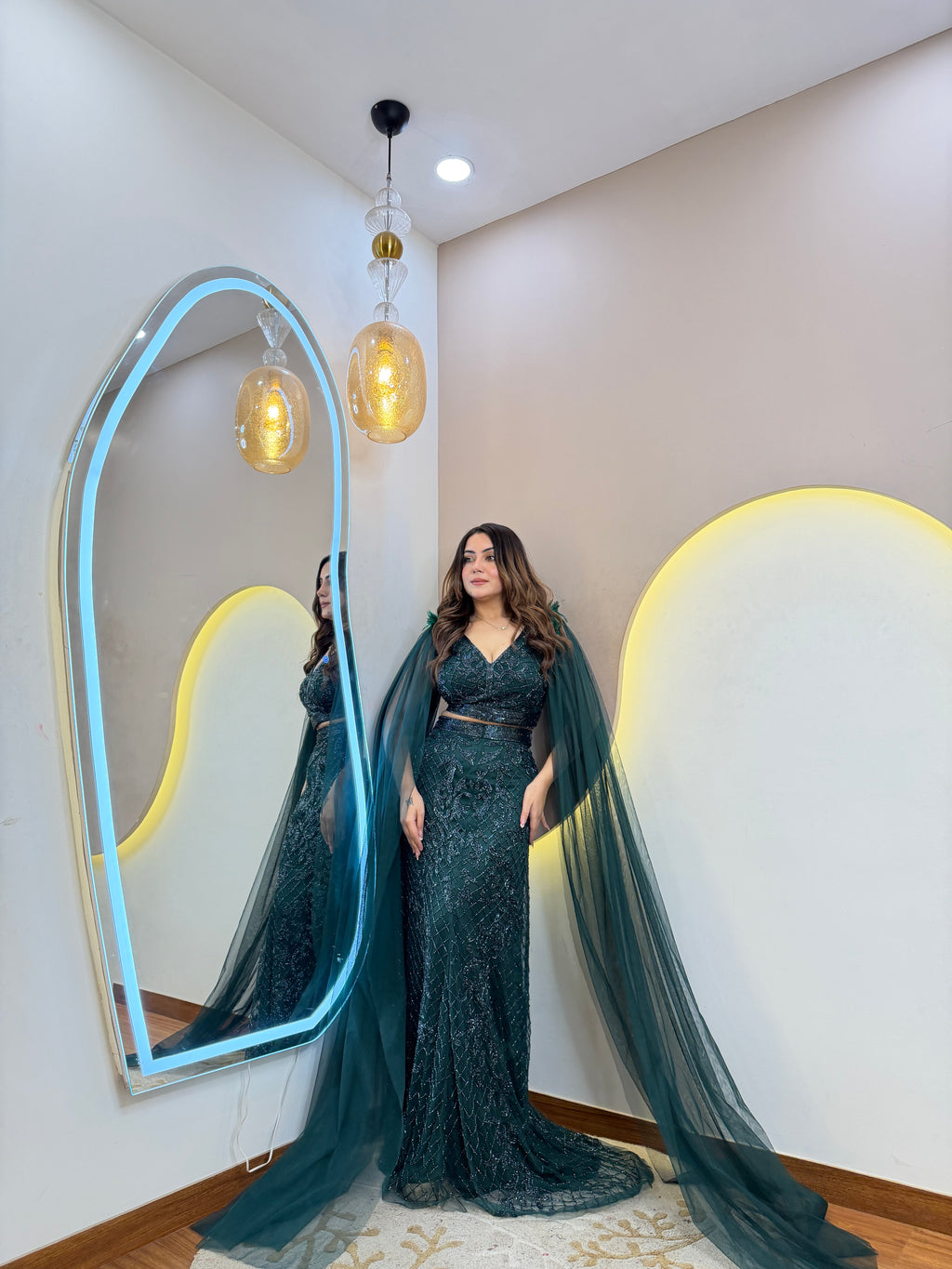 INDOWESTERN 2-PIECE DRESS