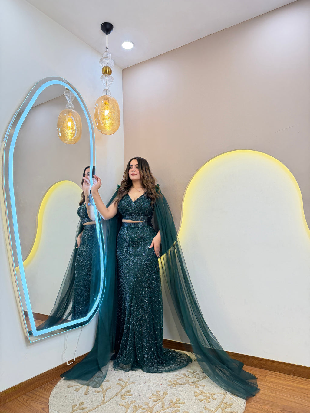 INDOWESTERN 2-PIECE DRESS