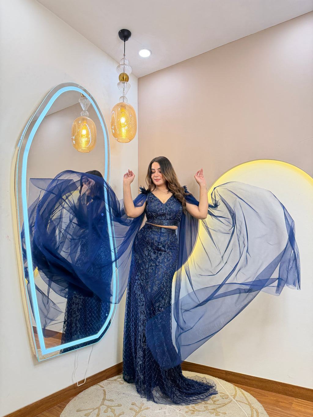 INDOWESTERN 2-PIECE DRESS