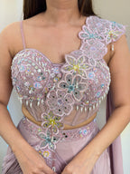 D710  CROP TOP SKIRT