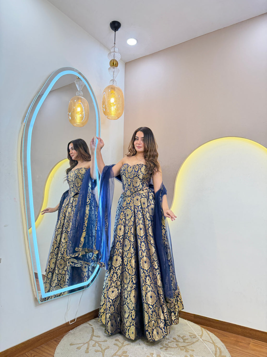 INDOWESTERN LEHENGA