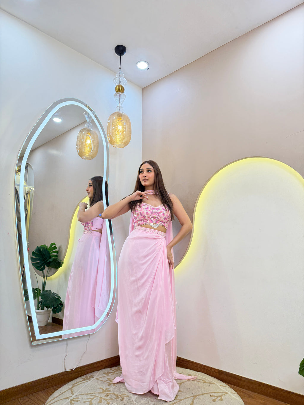 D717  DRAPE SAREE