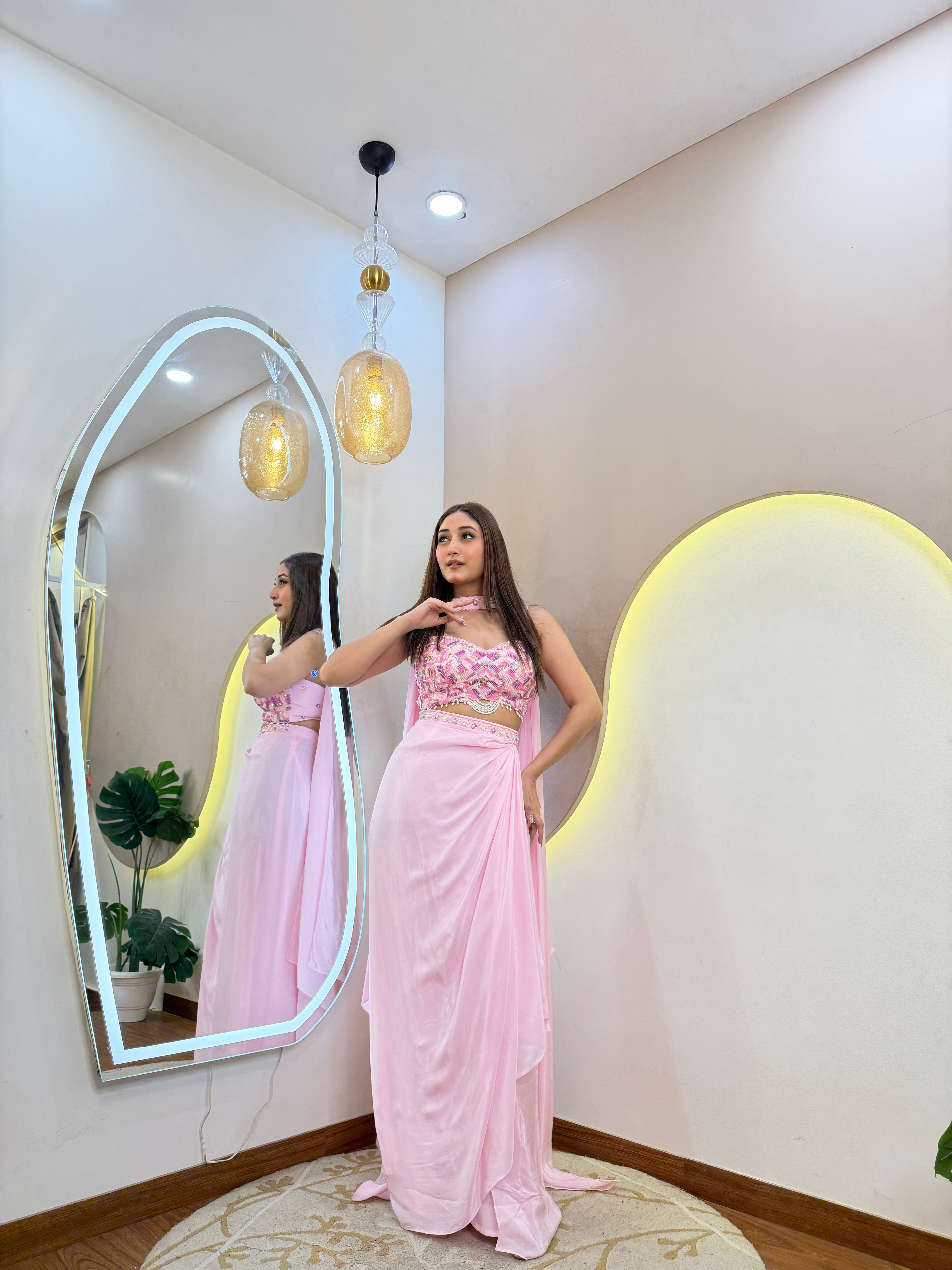 D717  DRAPE SAREE