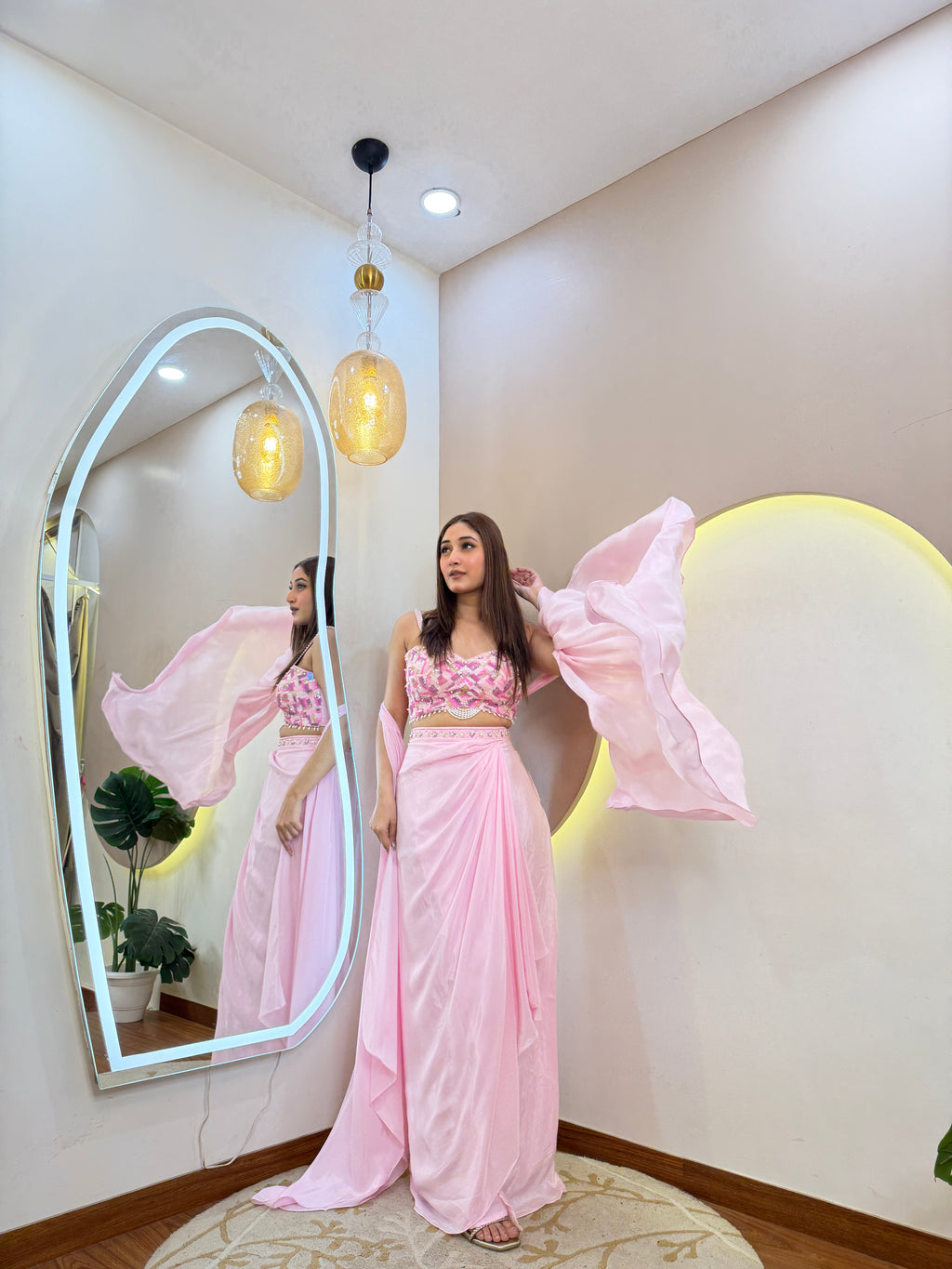 D717  DRAPE SAREE