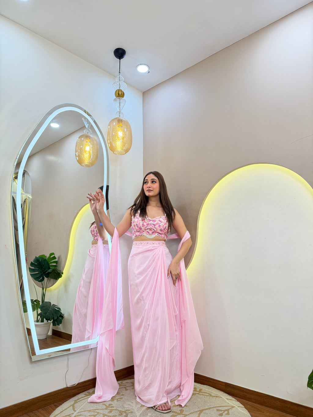 D717  DRAPE SAREE