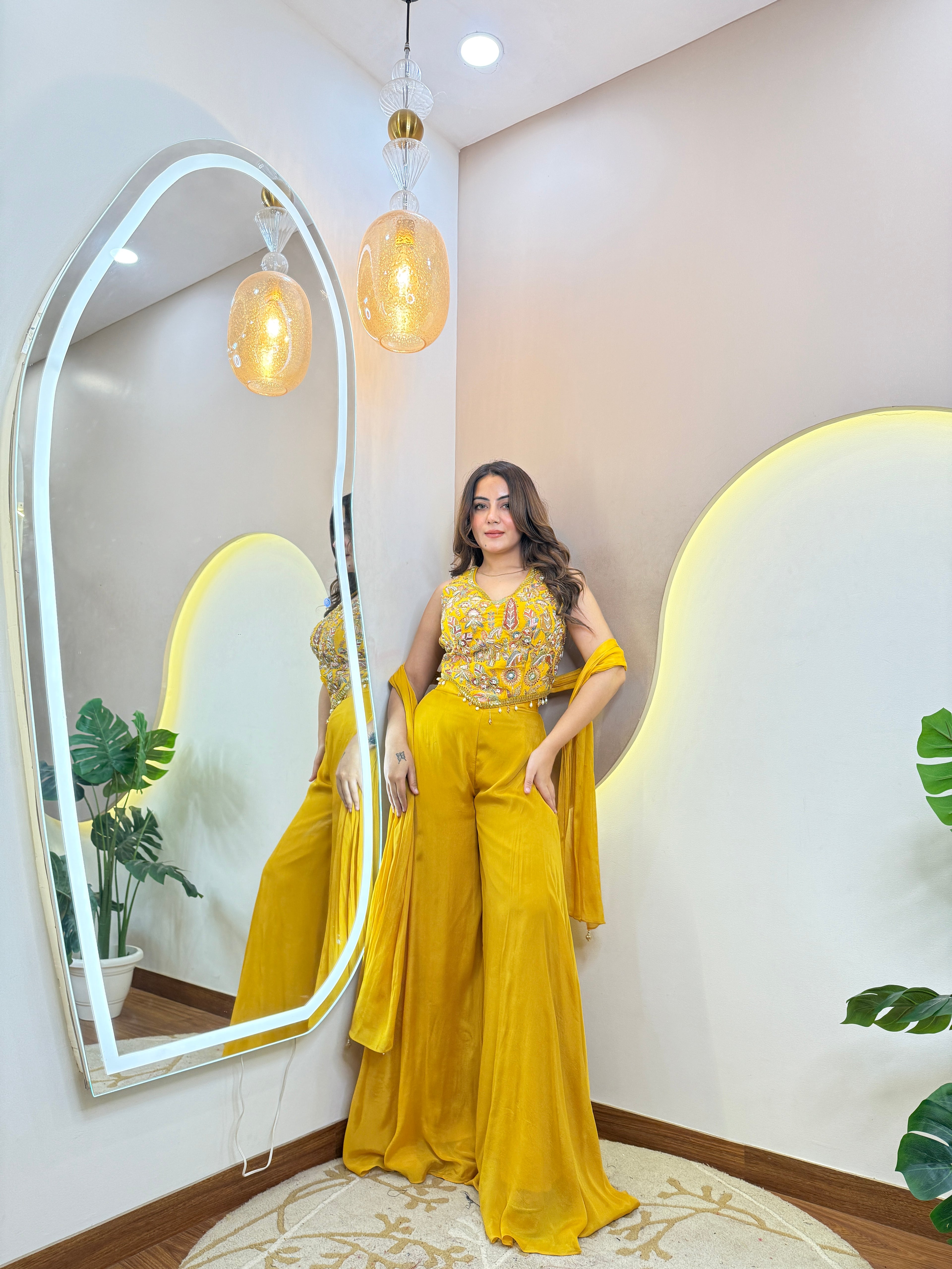 TARA OUTFIT SHARARA SUIT