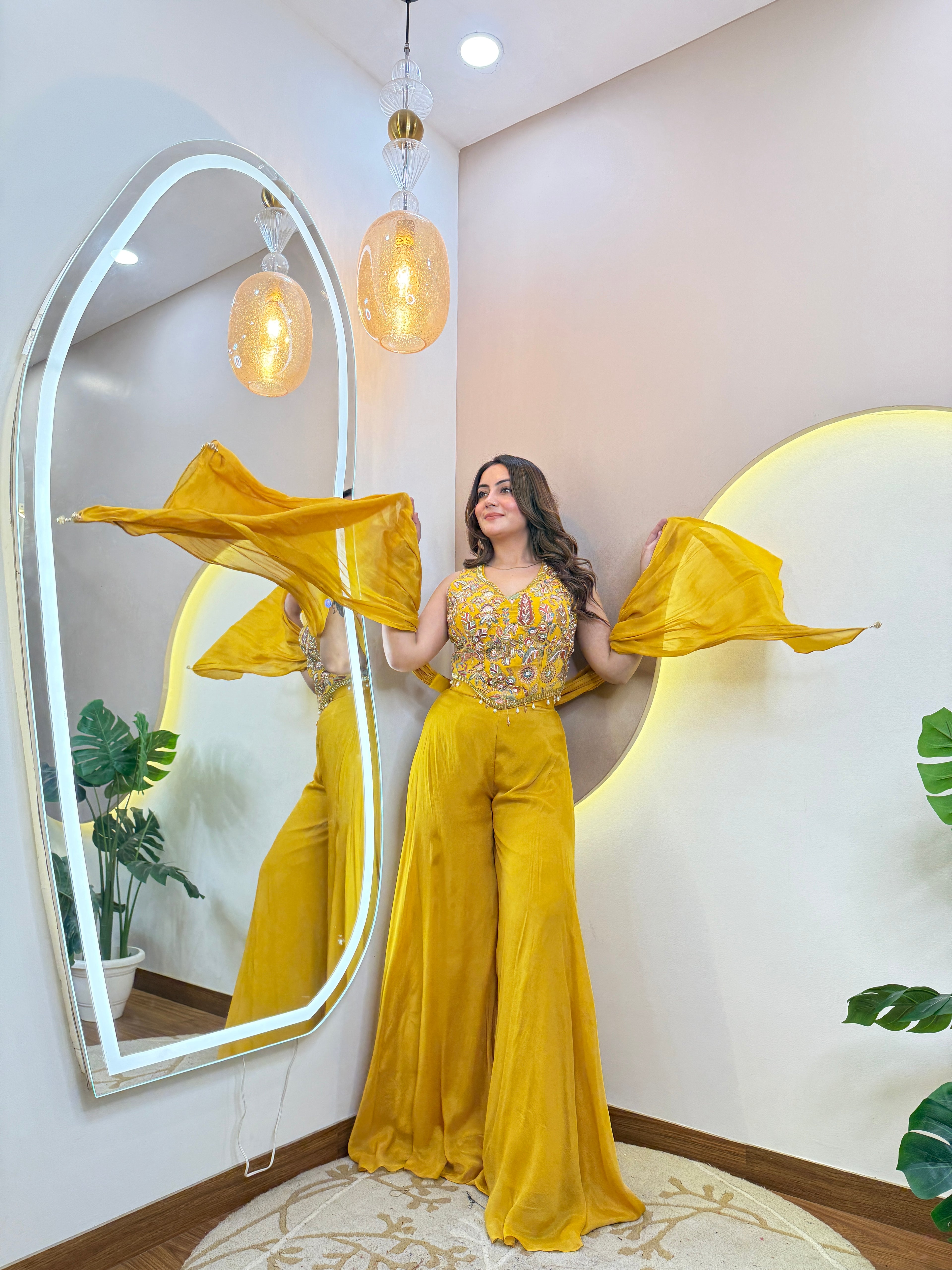 TARA OUTFIT SHARARA SUIT