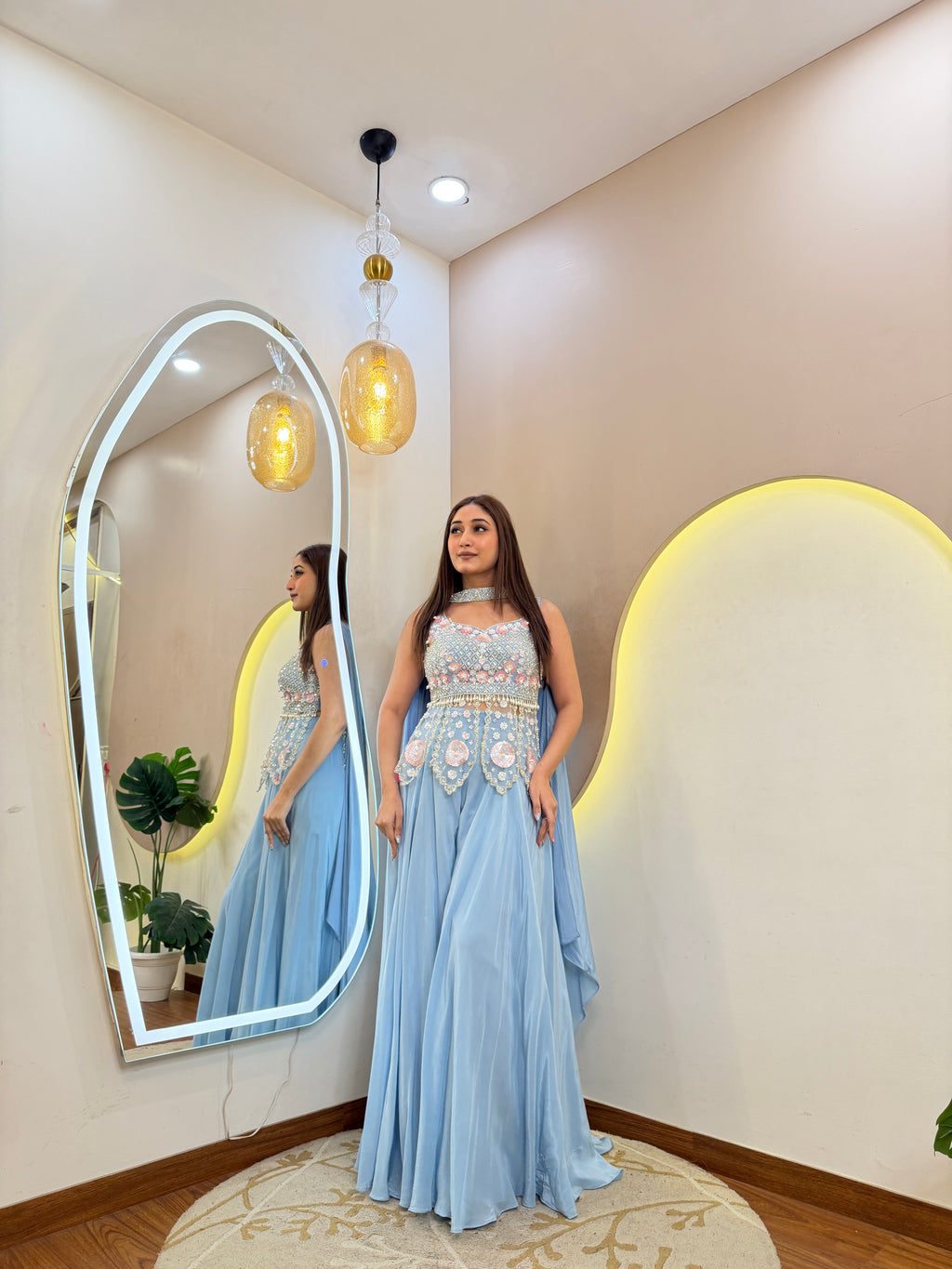 D716   SHARARA SUIT