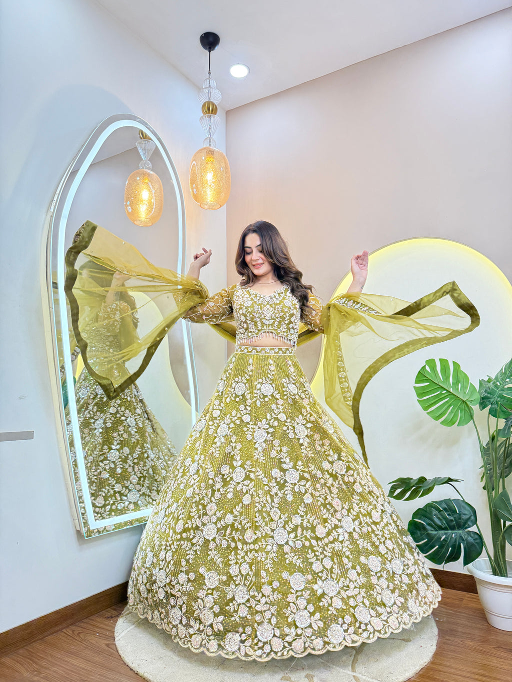 ALIA   STYLE  OUTFIT LEHNGA CHOLI