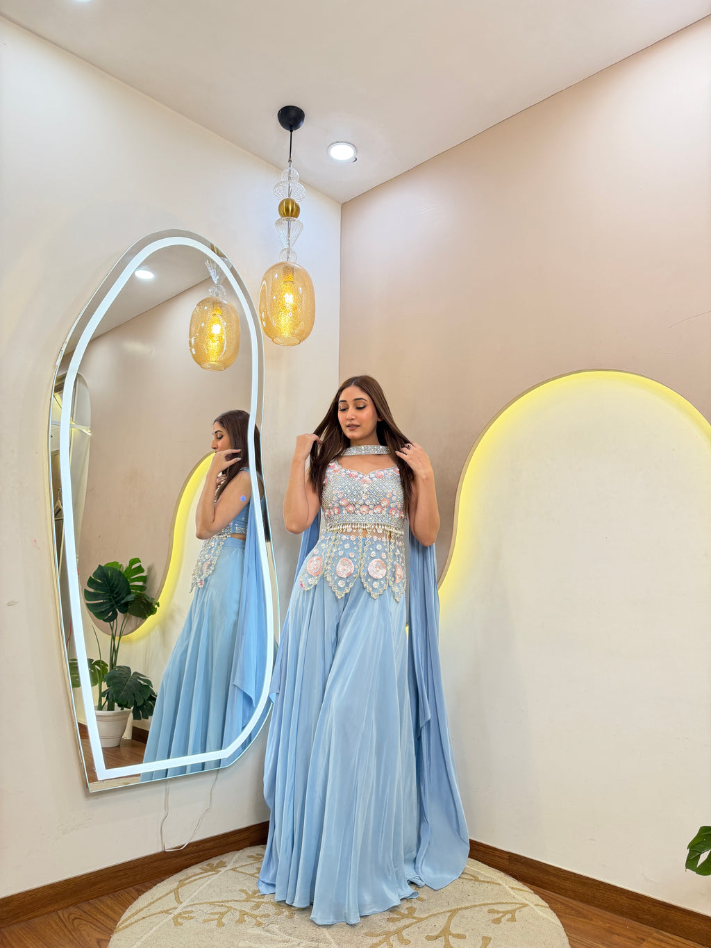D716   SHARARA SUIT