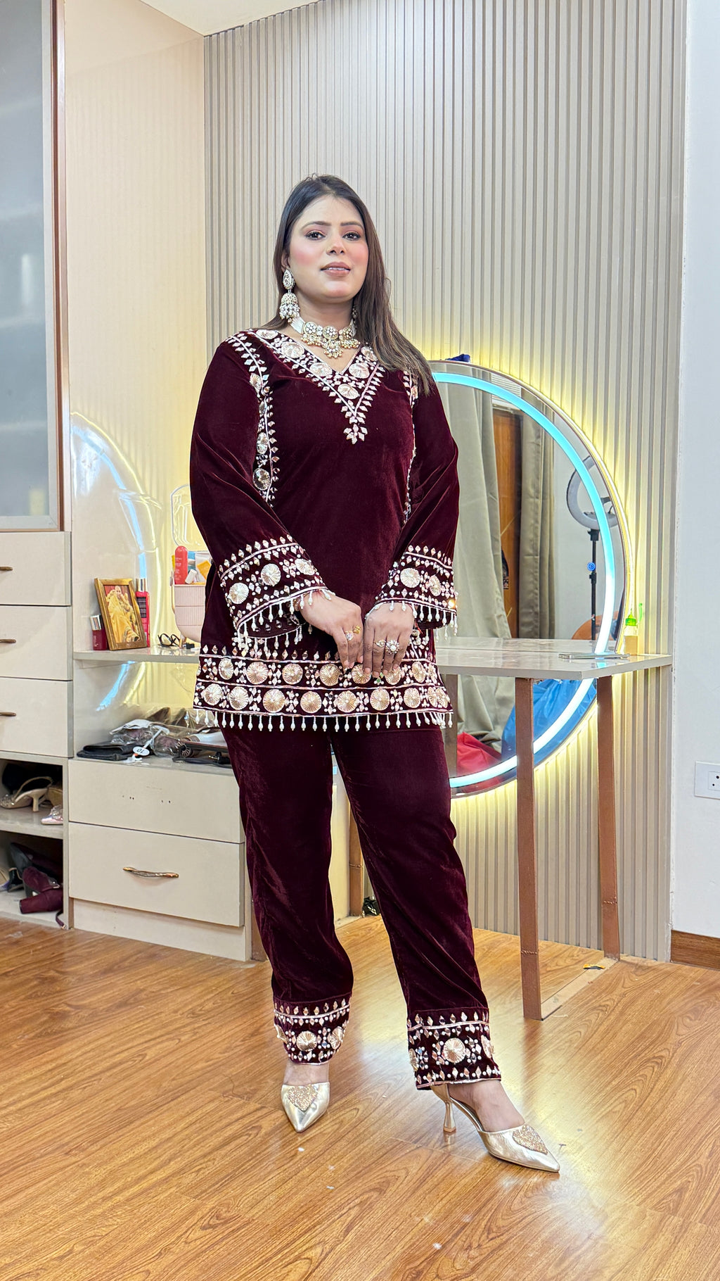 SAFIYYAH WOOLEN CORD SET