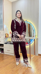 SAFIYYAH WOOLEN CORD SET