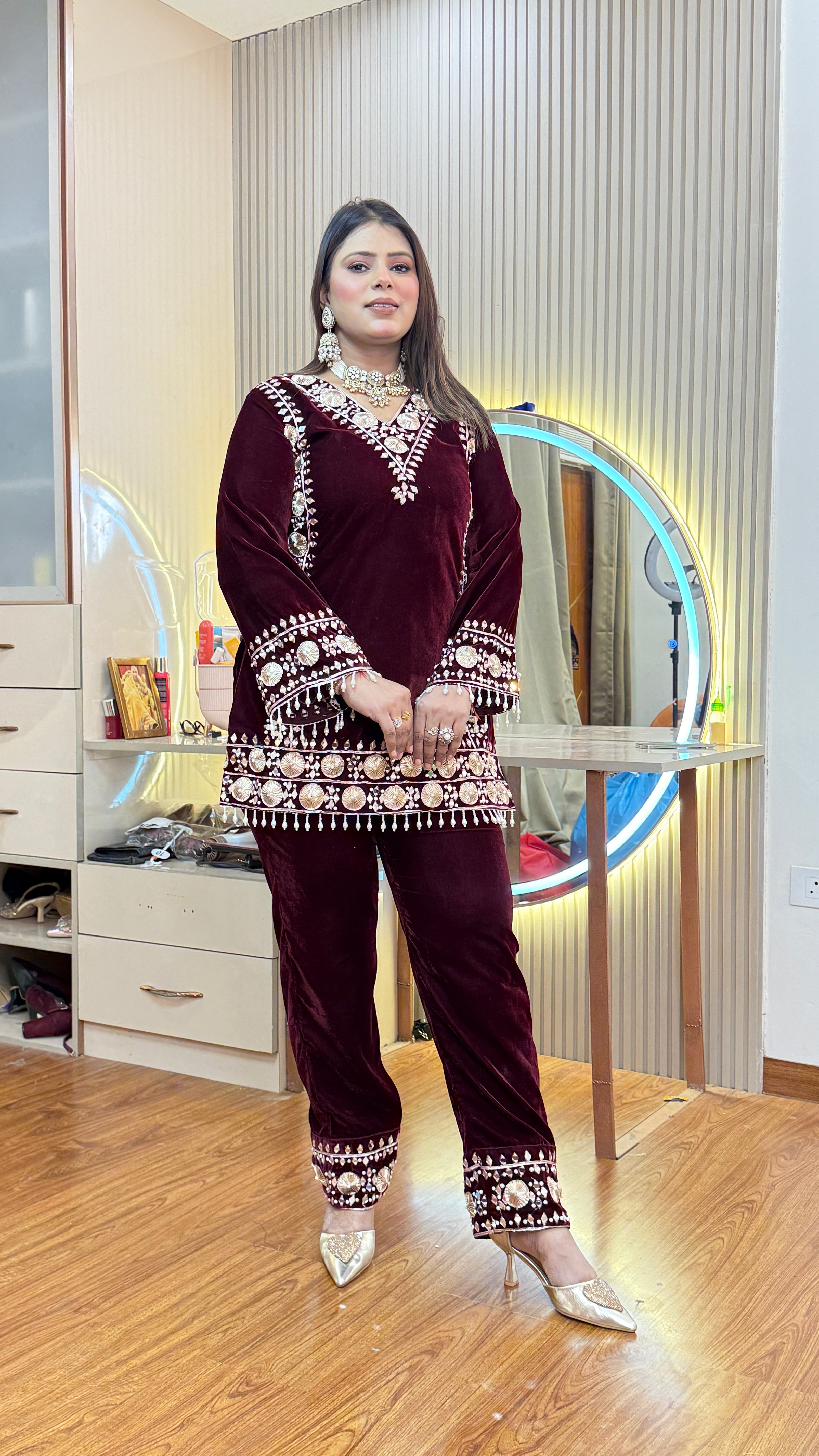 SAFIYYAH WOOLEN CORD SET