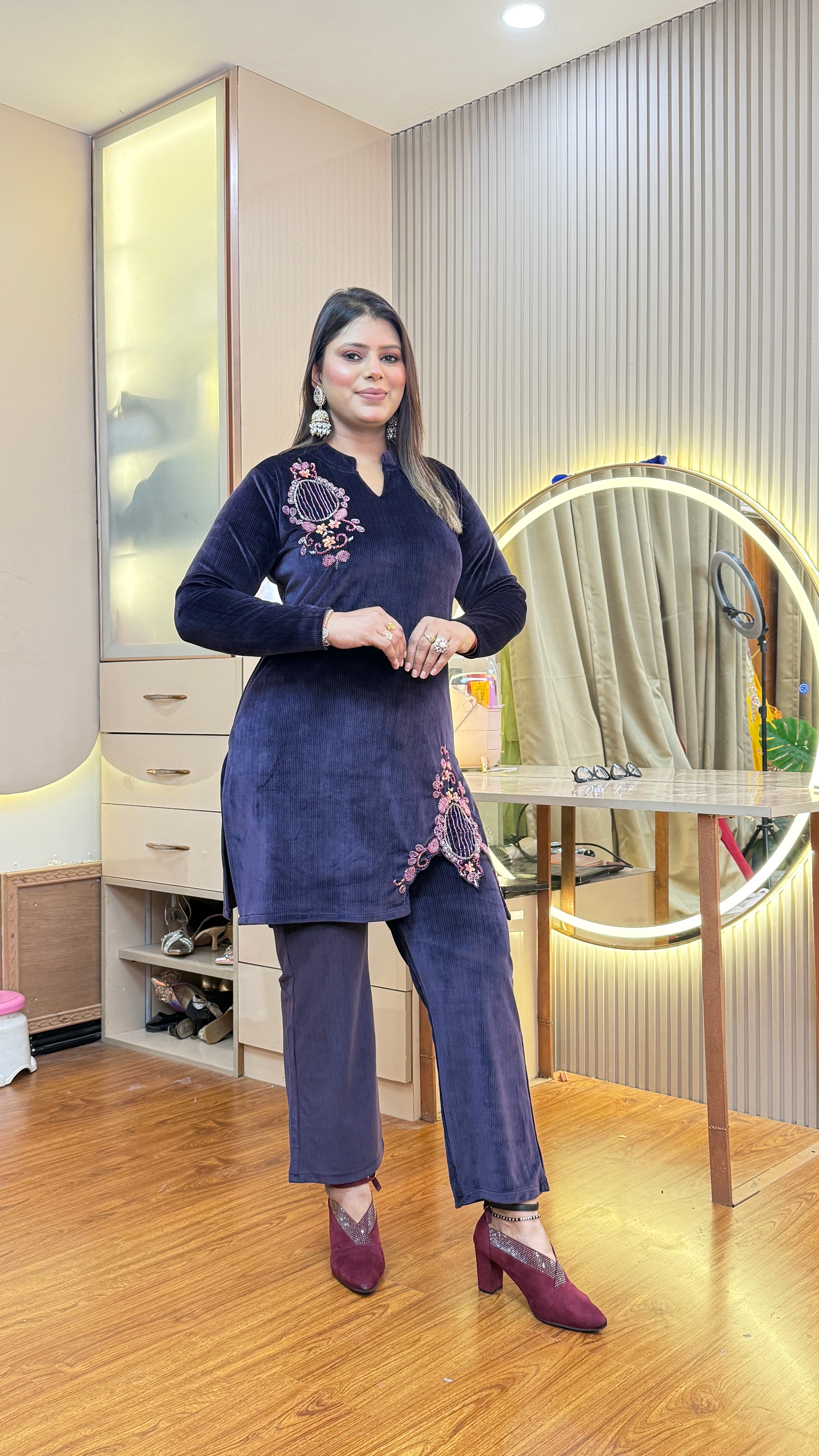 GAJALA   WOOLEN CORD SET