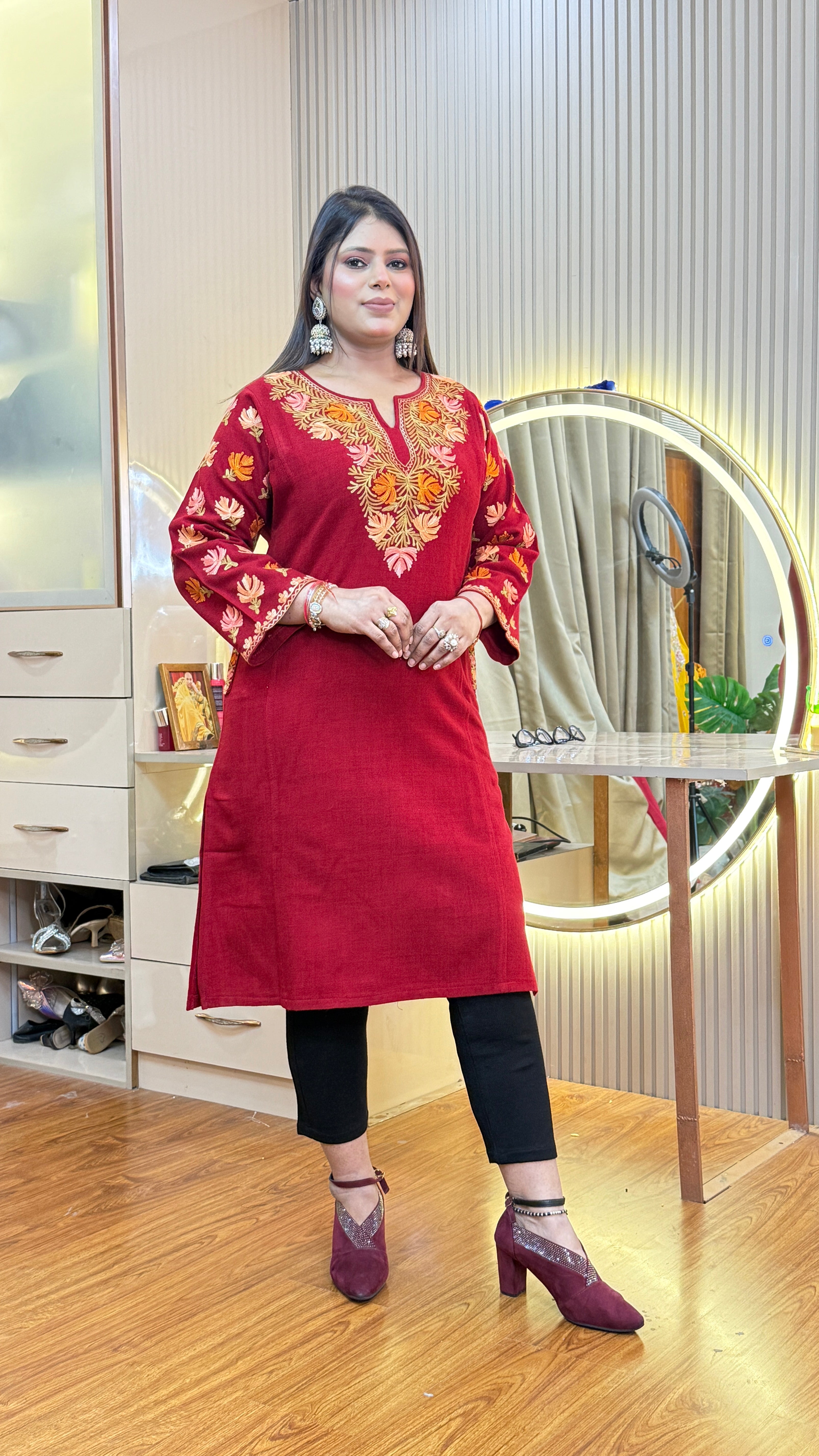 GULJAR 1 PC KASHMIRI KURTA