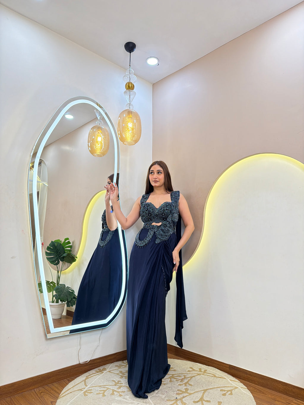 D25  DRAPE SAREE