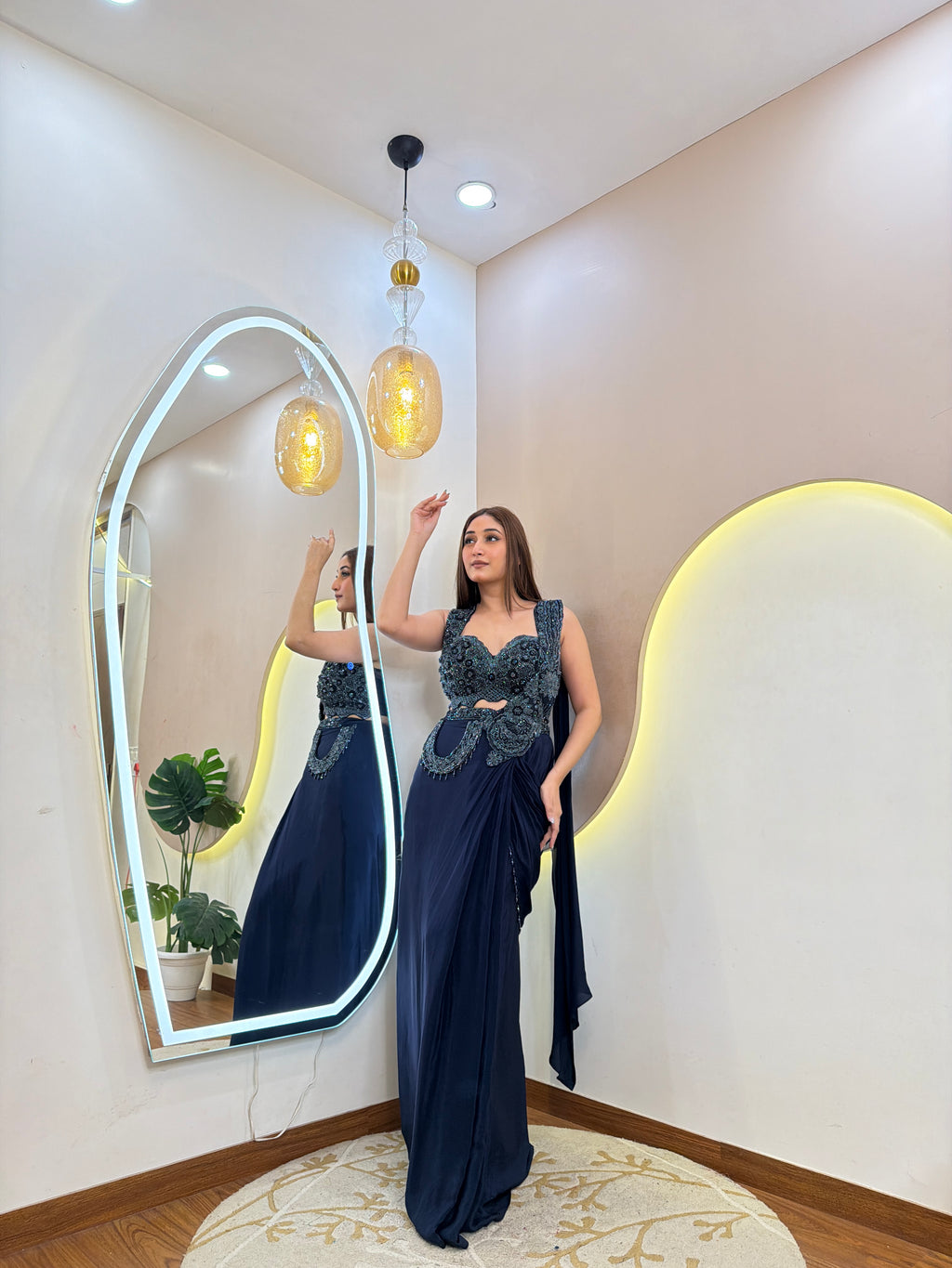 D25  DRAPE SAREE