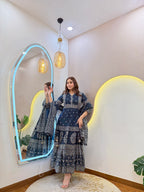 D658  ANARKALI PANT SUIT OUTFIT  GOWN