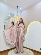 D419  DRAPE SAREE