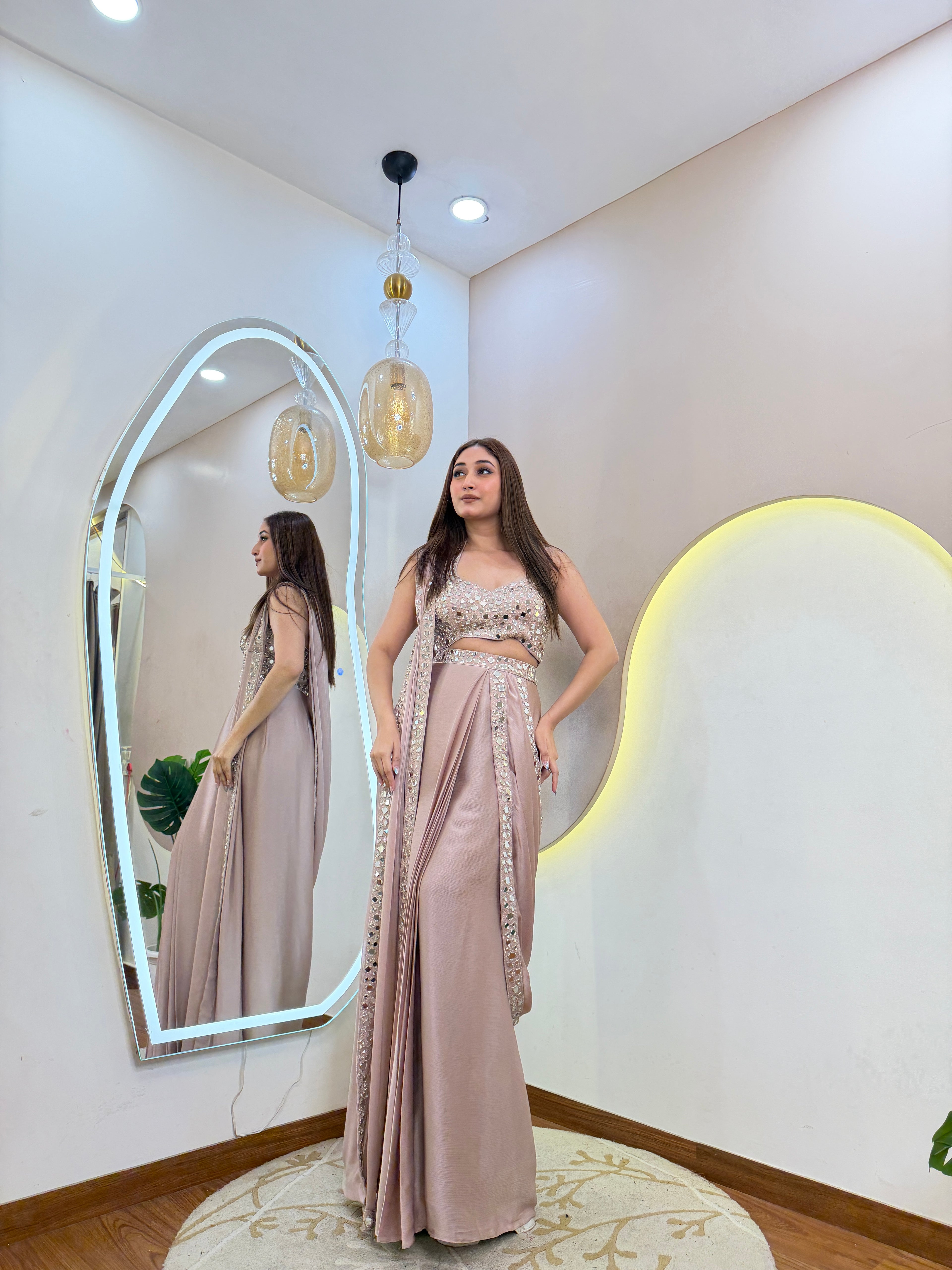D419  DRAPE SAREE