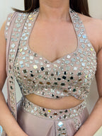 D419  DRAPE SAREE