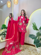 3 Pc Suit Thread Work