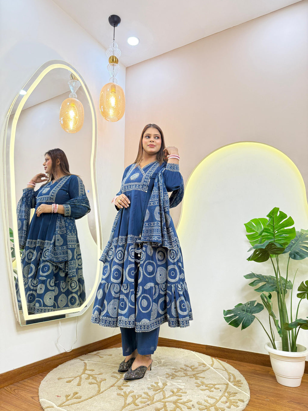 3 pc Set Anarkali Suit