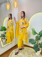 3 Pc Suit Thread Work