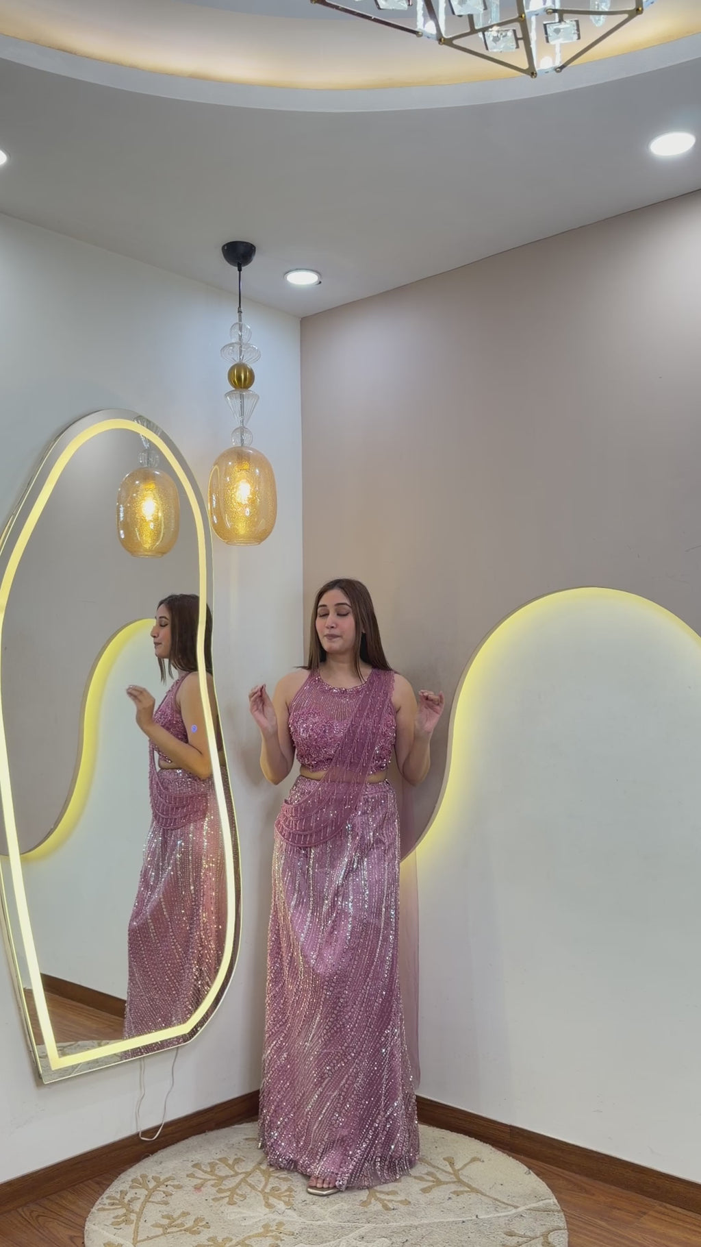 C209 OUTFIT DRAPE SAREE