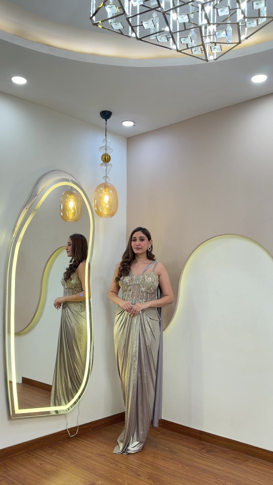 D889  DRAPE SAREE
